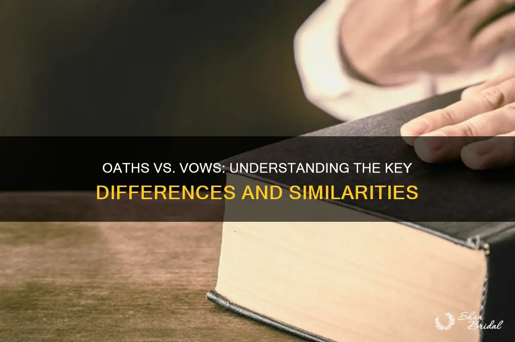 is oath and vow the smae