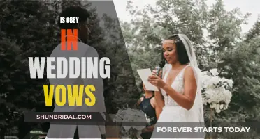 The Power of "Obey" in Wedding Vows