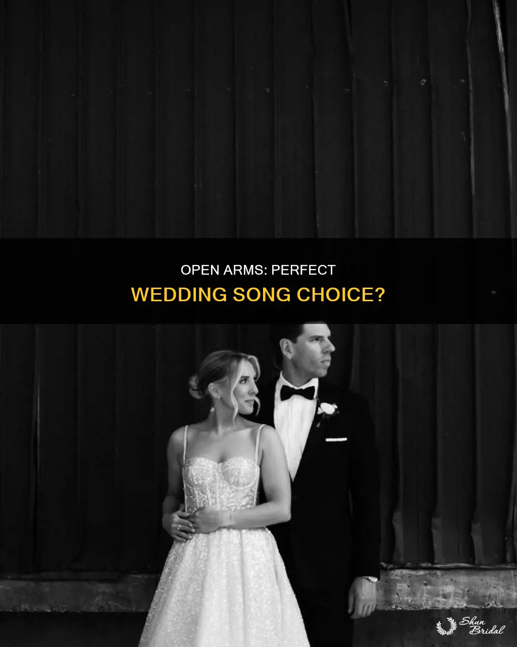 is open arms a good wedding song