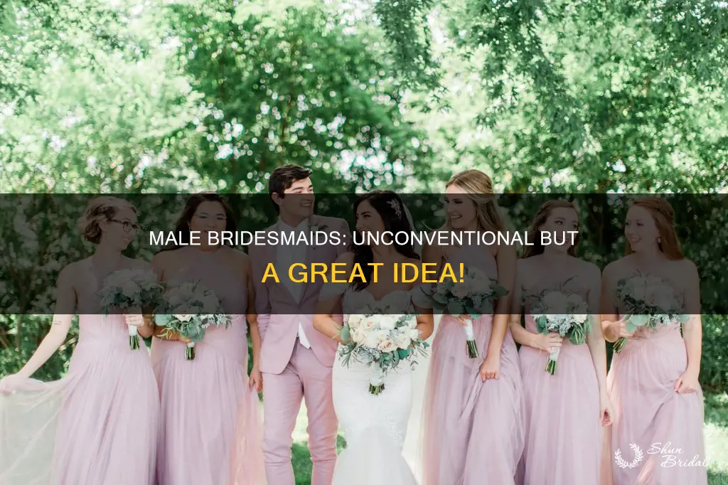 is ot ok to have male bridesmaids