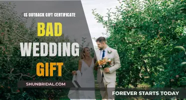 Is an Outback Gift Certificate a Thoughtless Wedding Gift Idea?