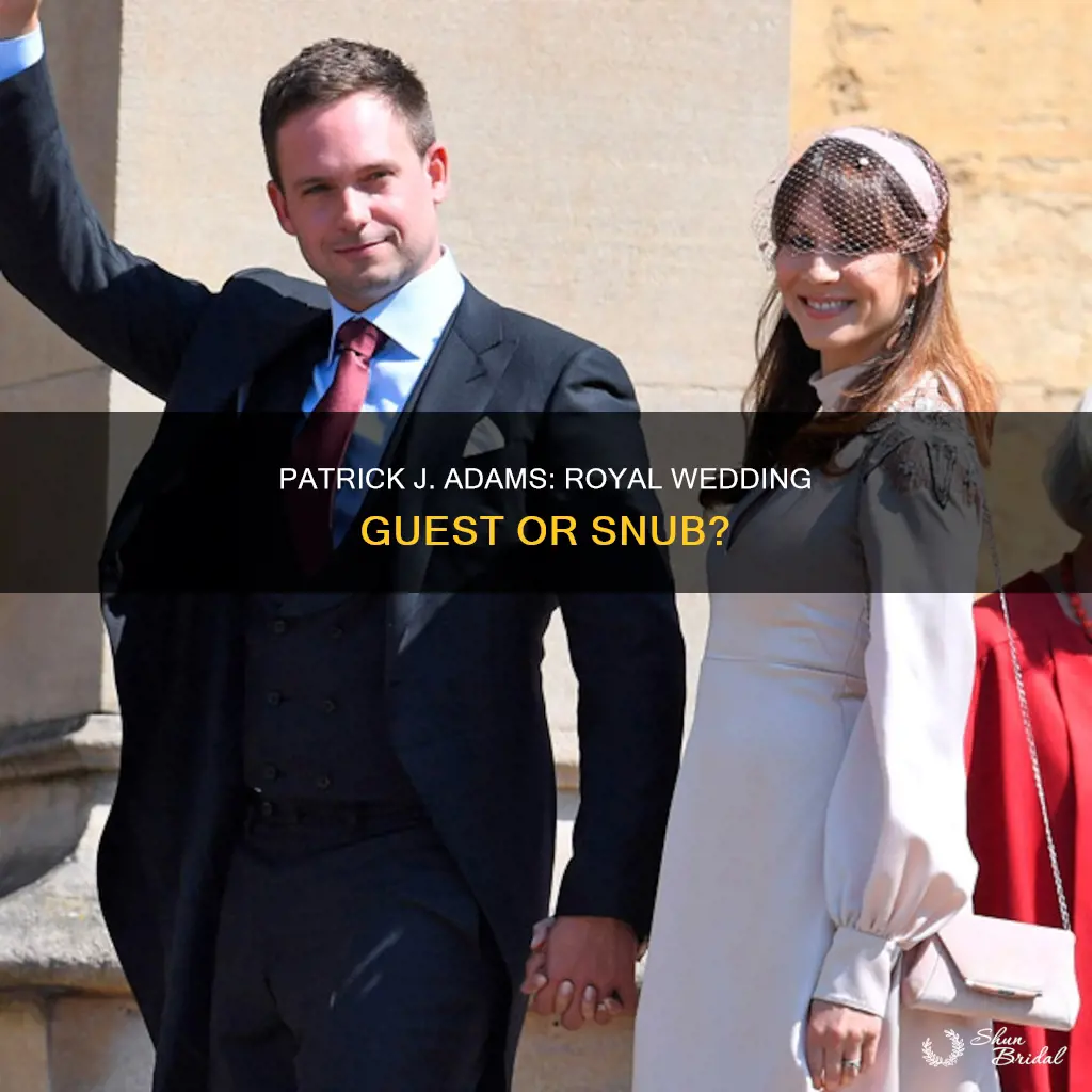 is patrick j adams invited to the royal wedding