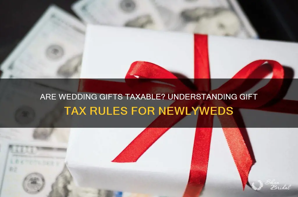 is paying for a wedding subject to gift tax