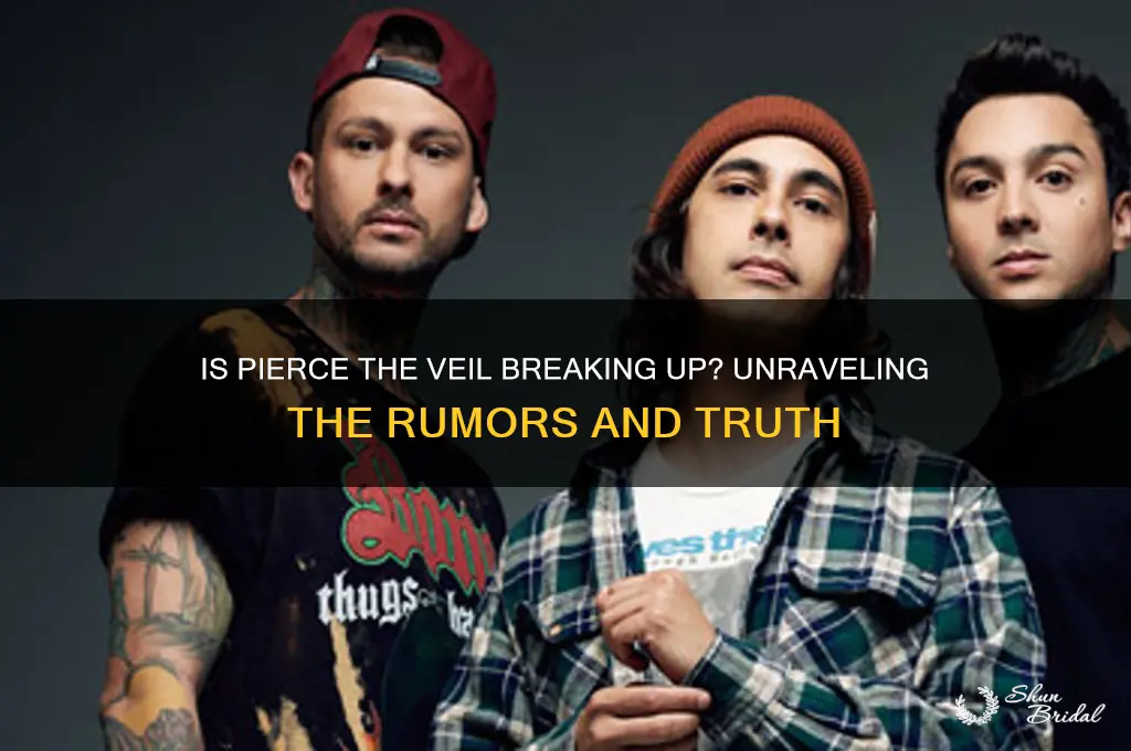 is pierce the veil breaking up