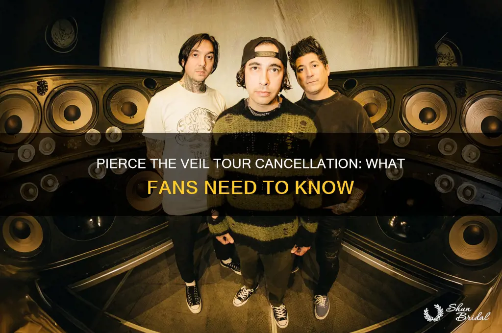 is pierce the veil cancelled their tour