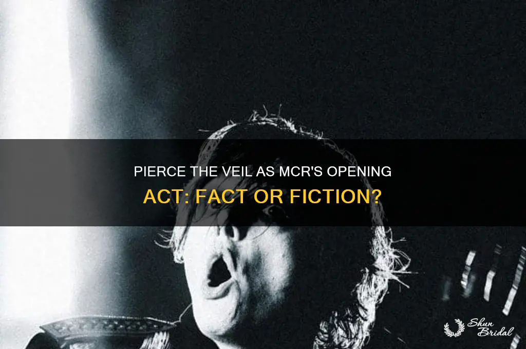 is pierce the veil opening for mcr