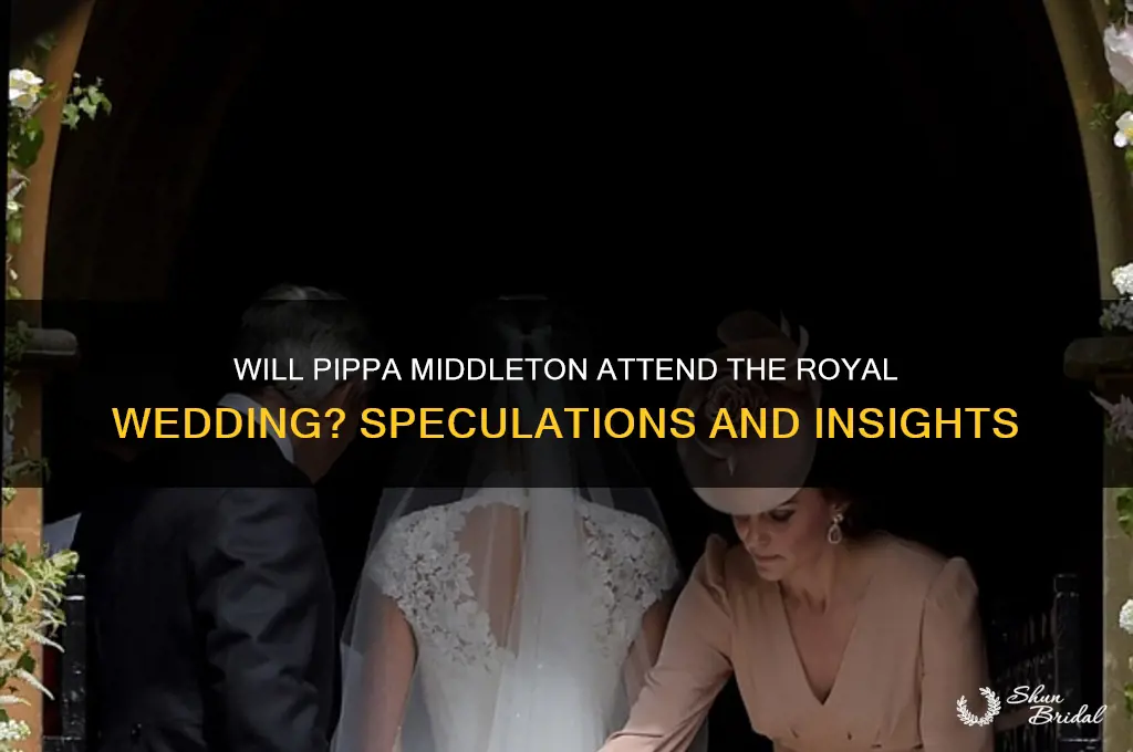is pippa going to royal wedding