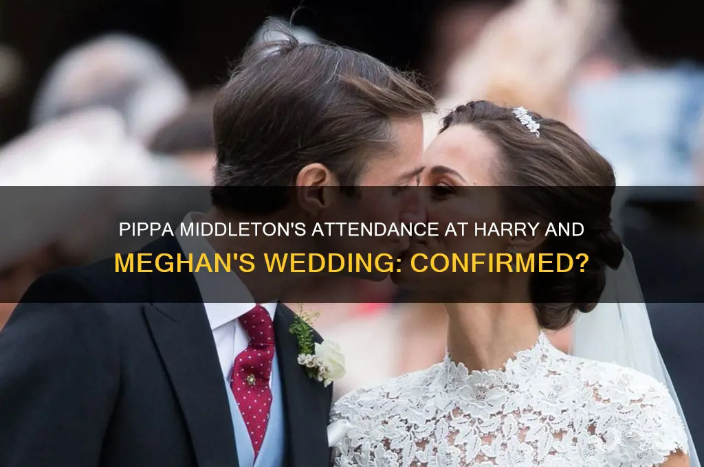 is pippa going to the wedding of harry and meghan