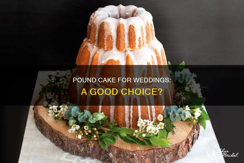 is pound cake good for wedding cakes