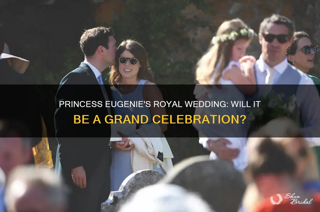 is princess eugenie going to have a big royal wedding