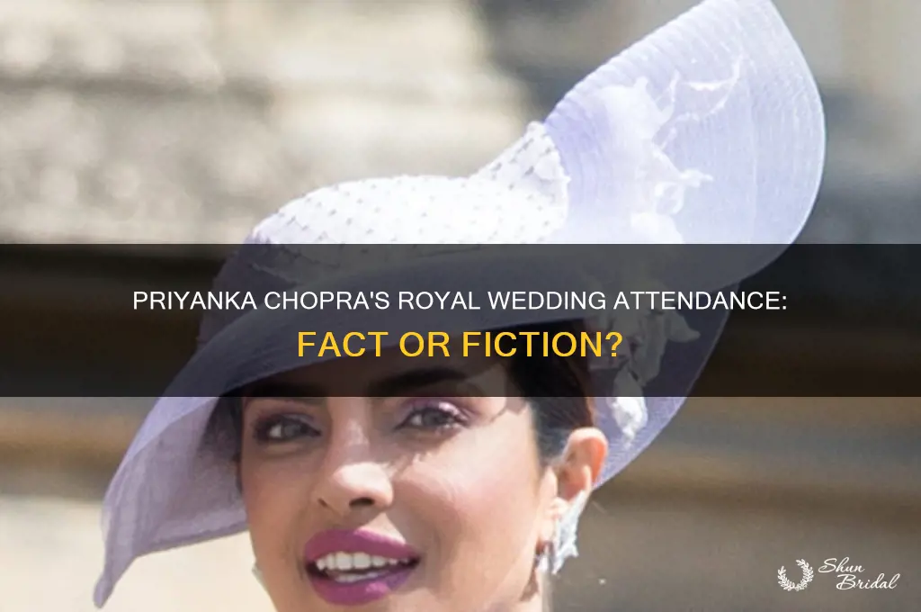 is priyanka chopra going to the royal wedding