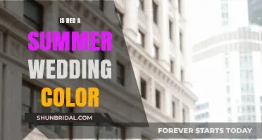 Is Red a Summer Wedding Color? Bold Choices for Warm Weather Celebrations