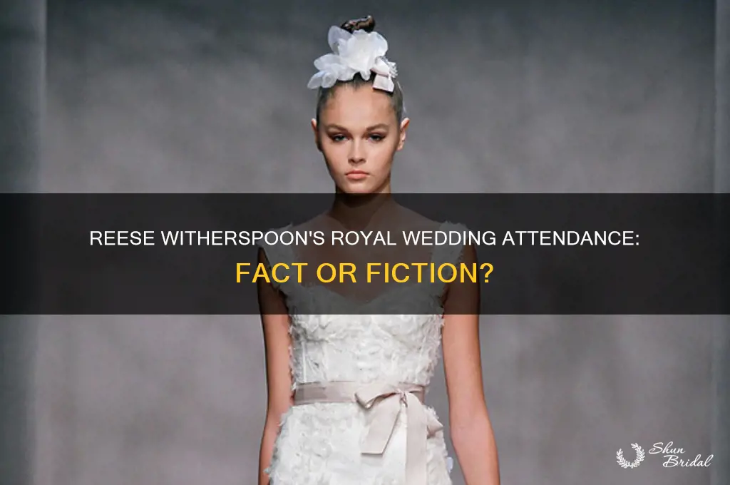 is reese witherspoon at the royal wedding