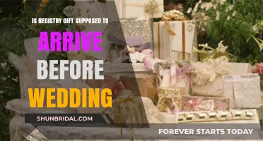 Should Registry Gifts Arrive Before the Wedding? Etiquette Explained