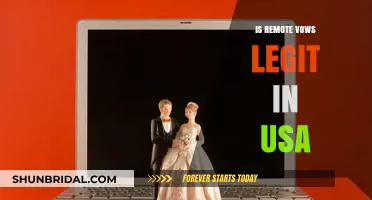 Are Remote Vows Legally Binding in the USA?