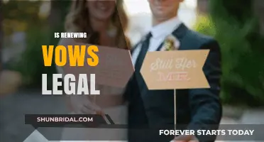 Is Renewing Vows Legally Binding? Understanding the Legalities
