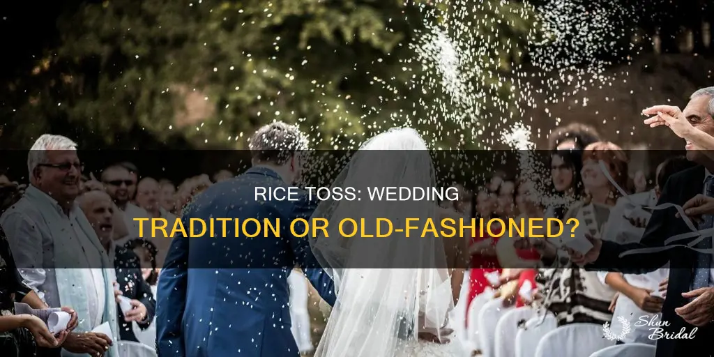 is rice still used at weddings