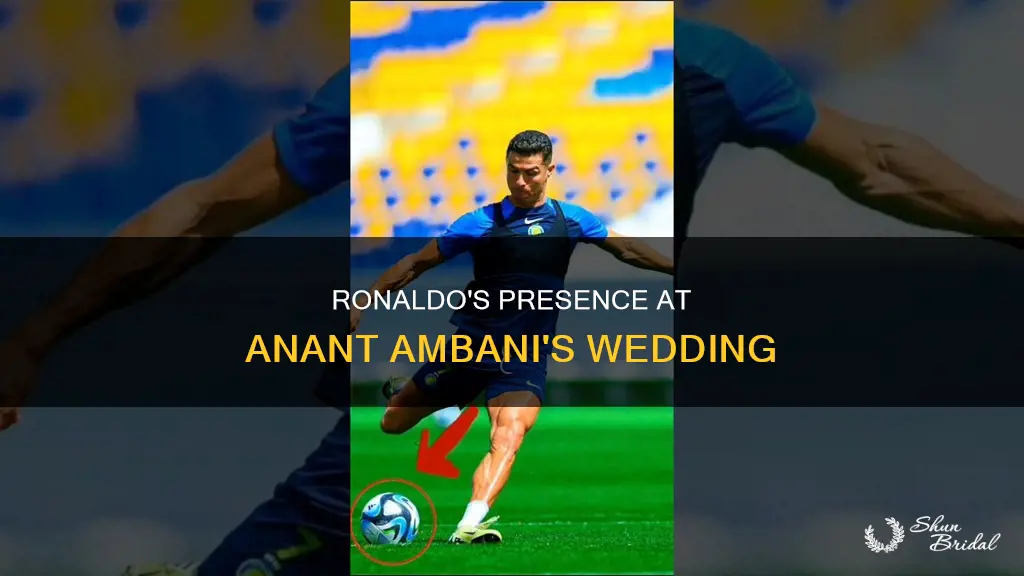 is ronaldo invited to anant ambani wedding