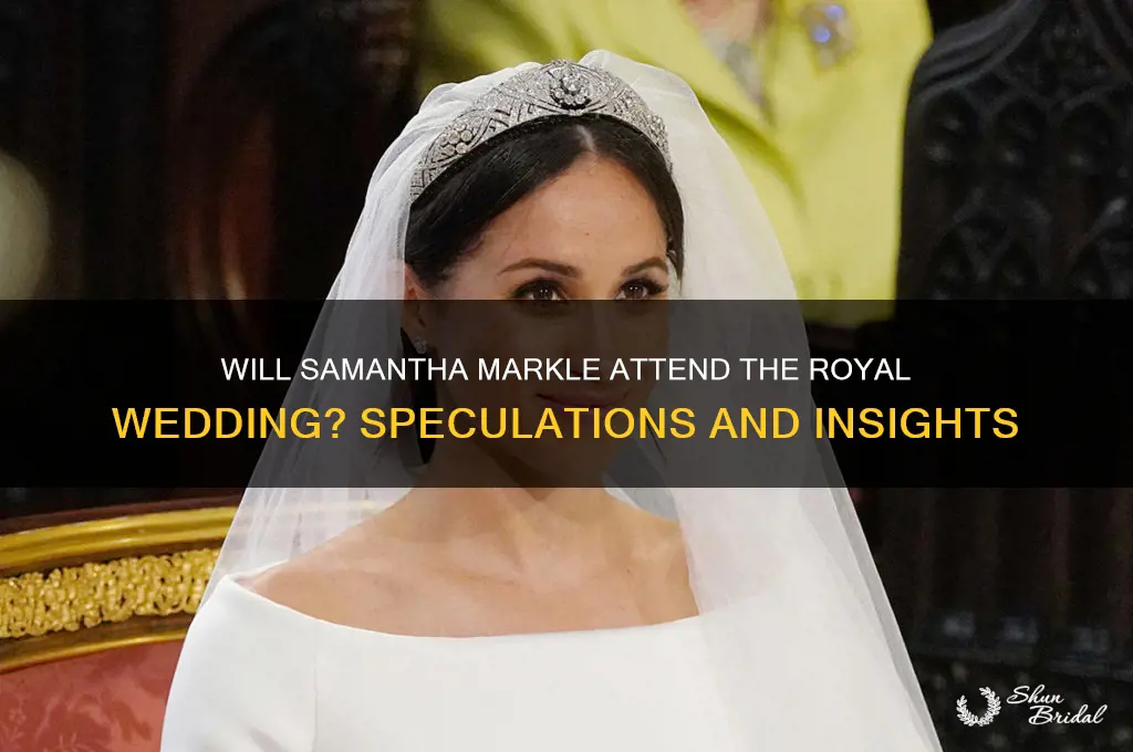 is samantha markle going to the wedding