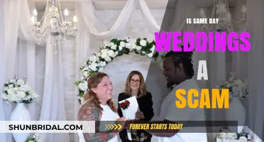 Same Day Weddings: Scam or Legit? Unveiling the Truth