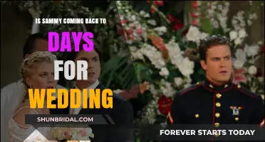 Is Sammy Returning to Days for the Wedding? Latest Updates
