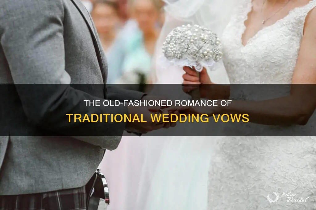 is saying with this ring I thee wed old fashioned