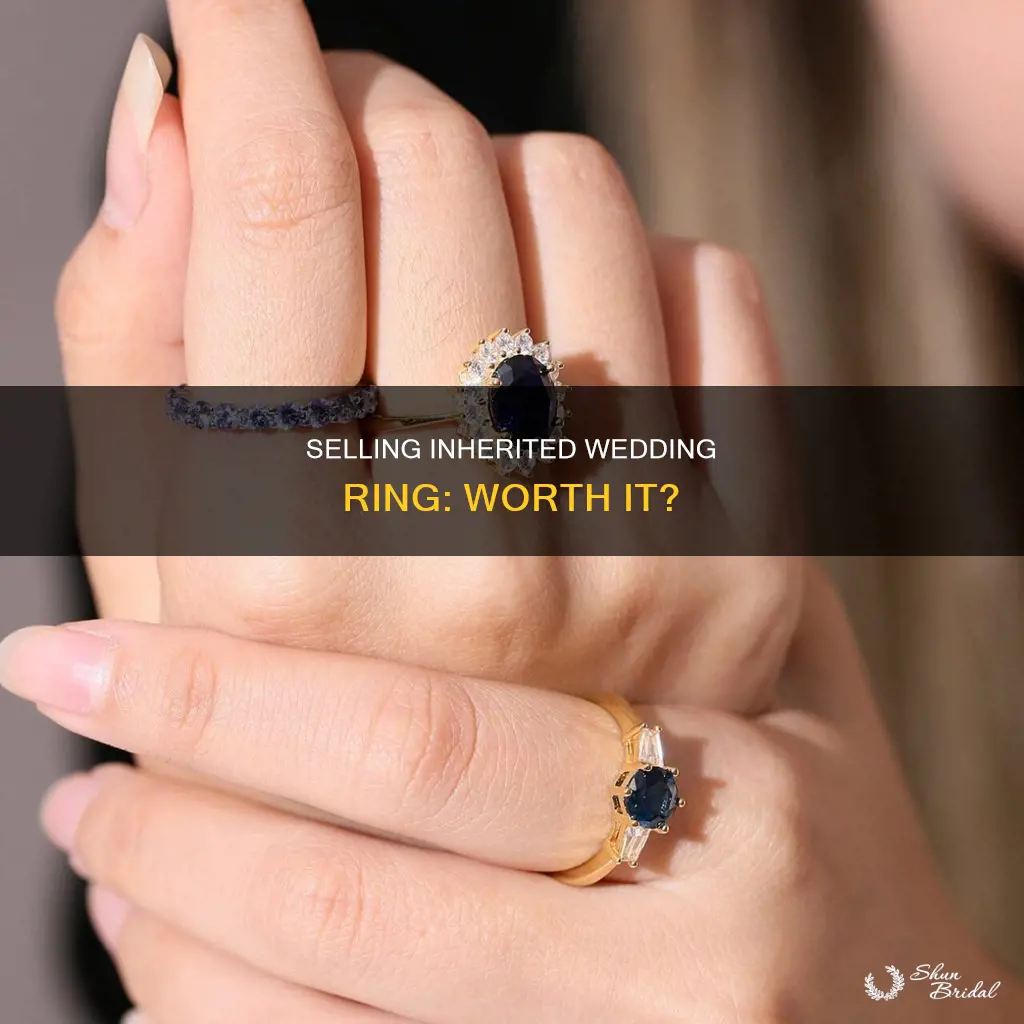 is selling a wedding ring I inherited worth it