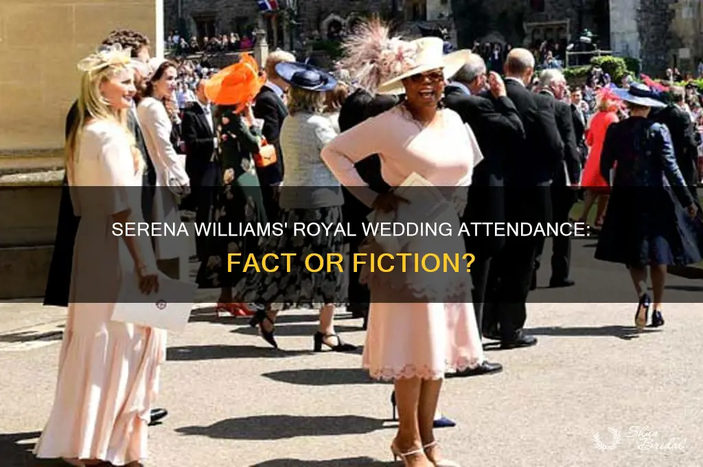 is serena williams going to royal wedding