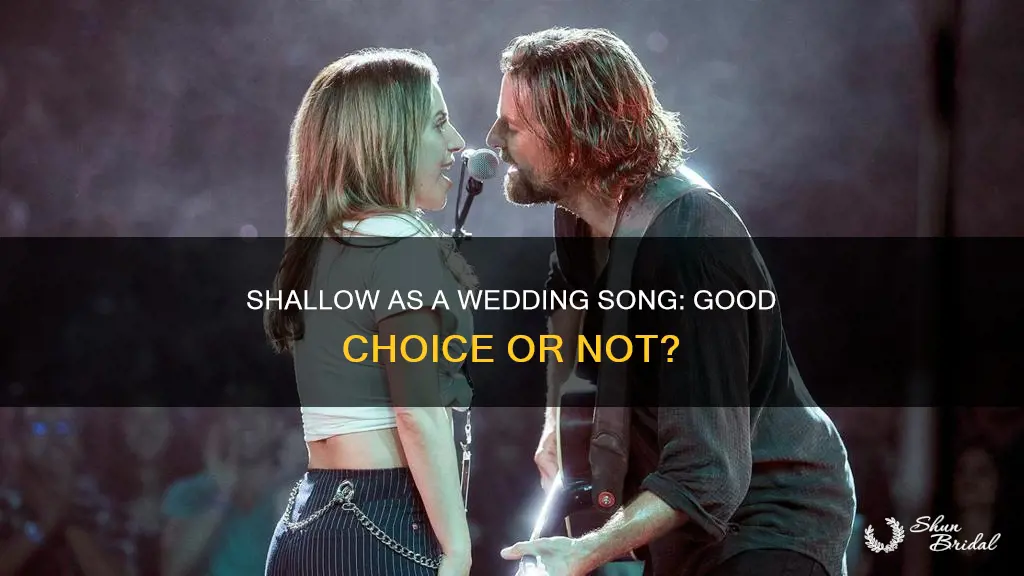is shallow a good wedding song