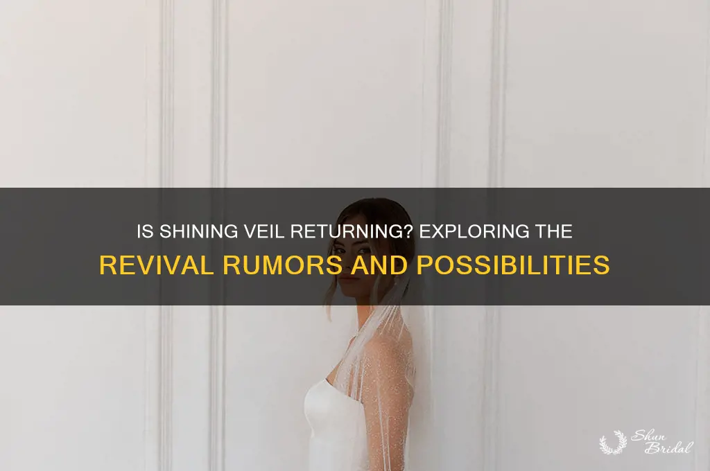 is shining veil coming back