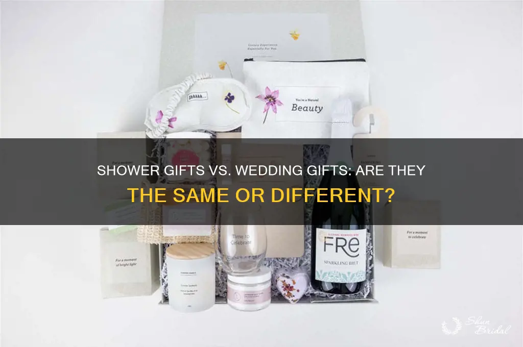is shiwer gift same as wedding gift