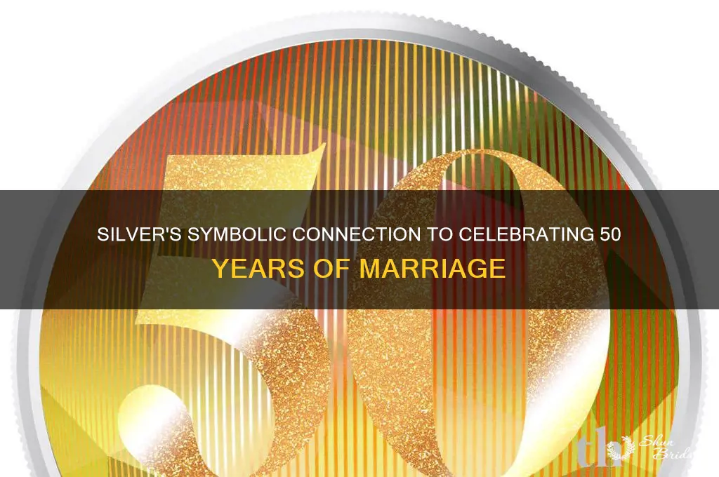 is silver related to 50th wedding anniversary