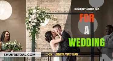 Is Sunday the Perfect Day for Your Dream Wedding?