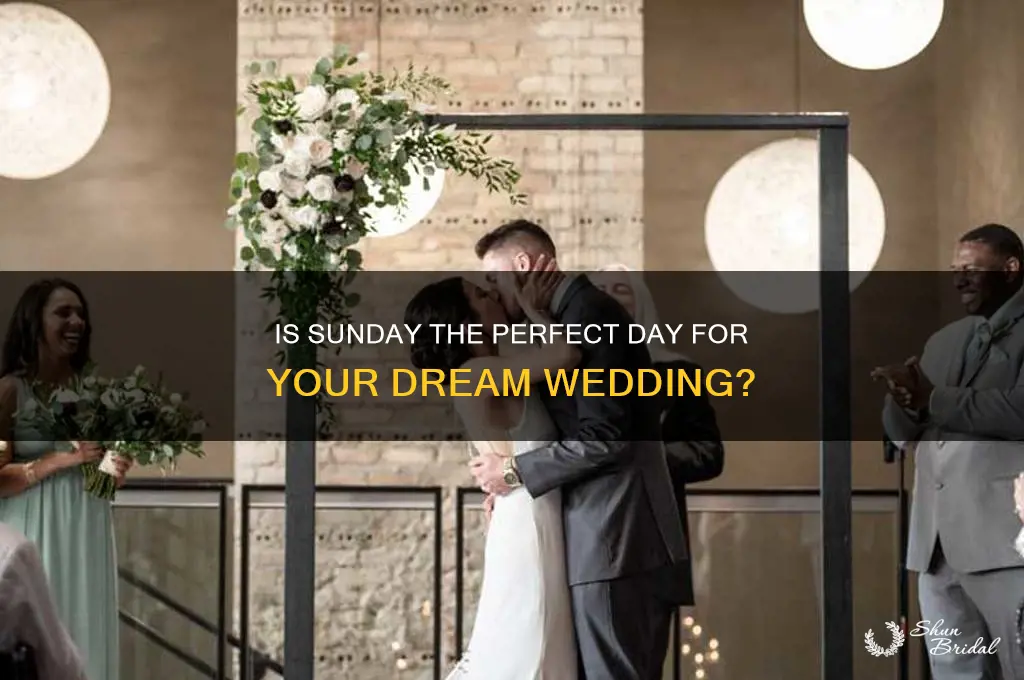 is sunday a good day for a wedding