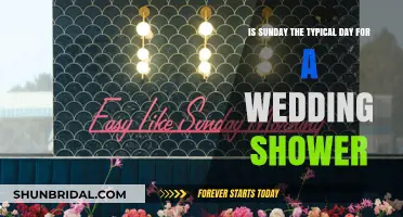 Sunday Wedding Showers: Tradition or Trend? Exploring the Perfect Day