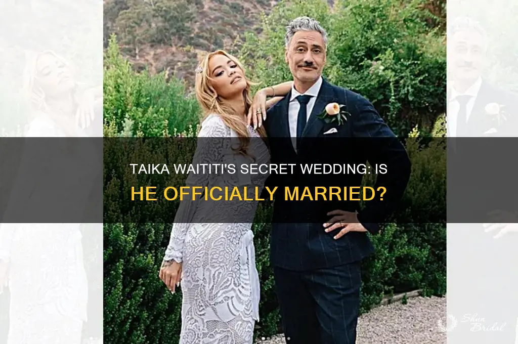 is taika waititi officially a married man with secretive wedding