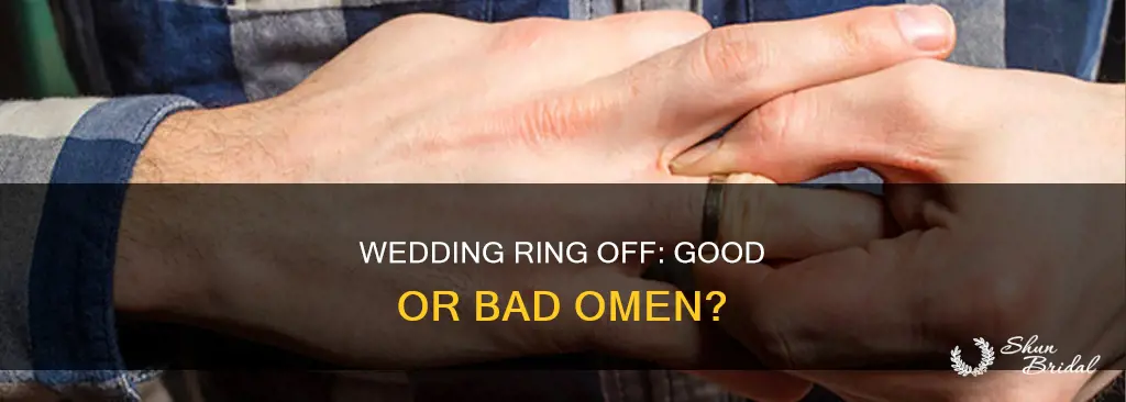 is taking your wedding ring off bad