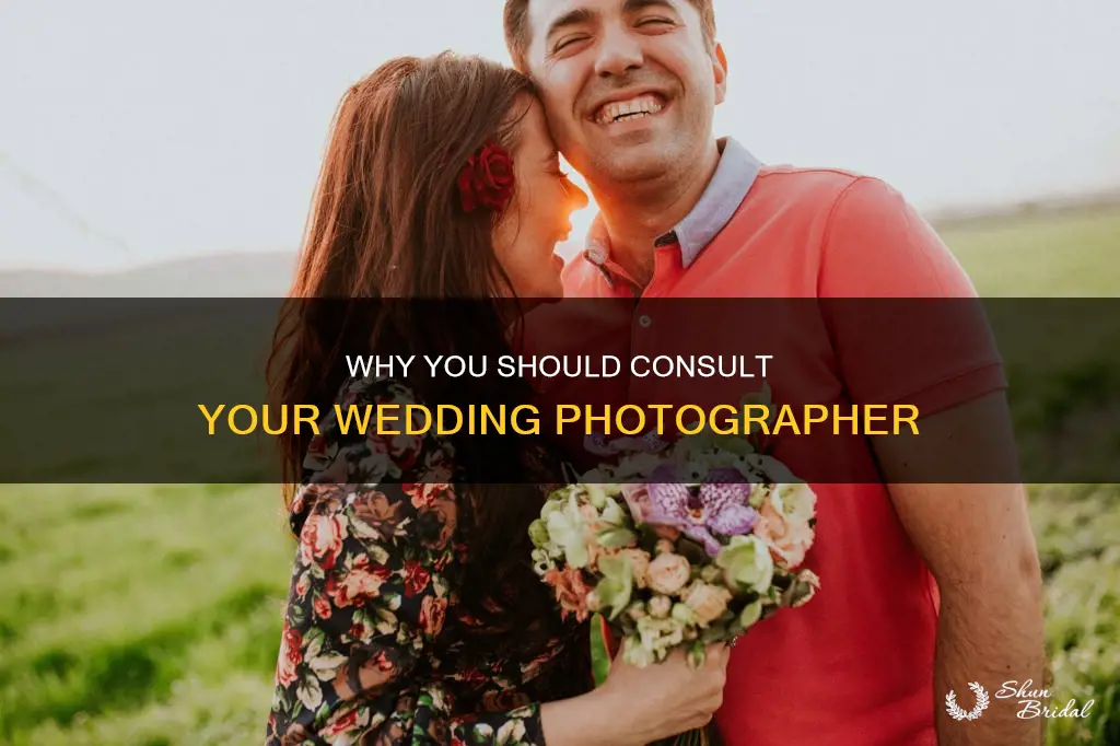 is talking to your photographer before hiring necessary wedding