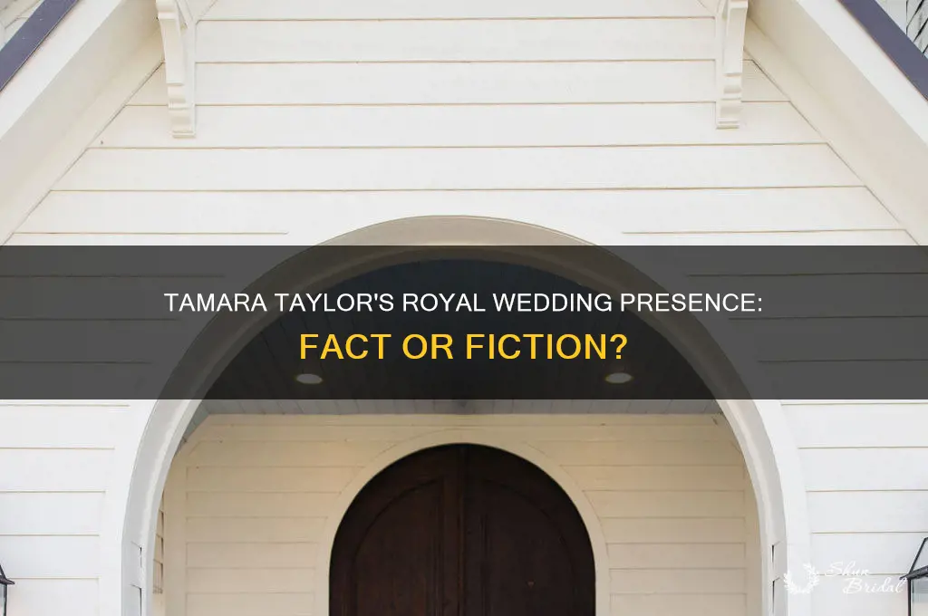 is tamara taylor at the royal wedding
