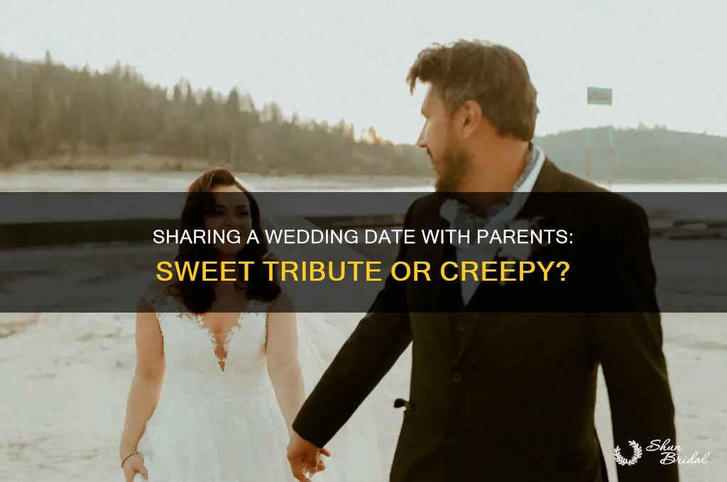 is that creepy to have same wedding day as parents