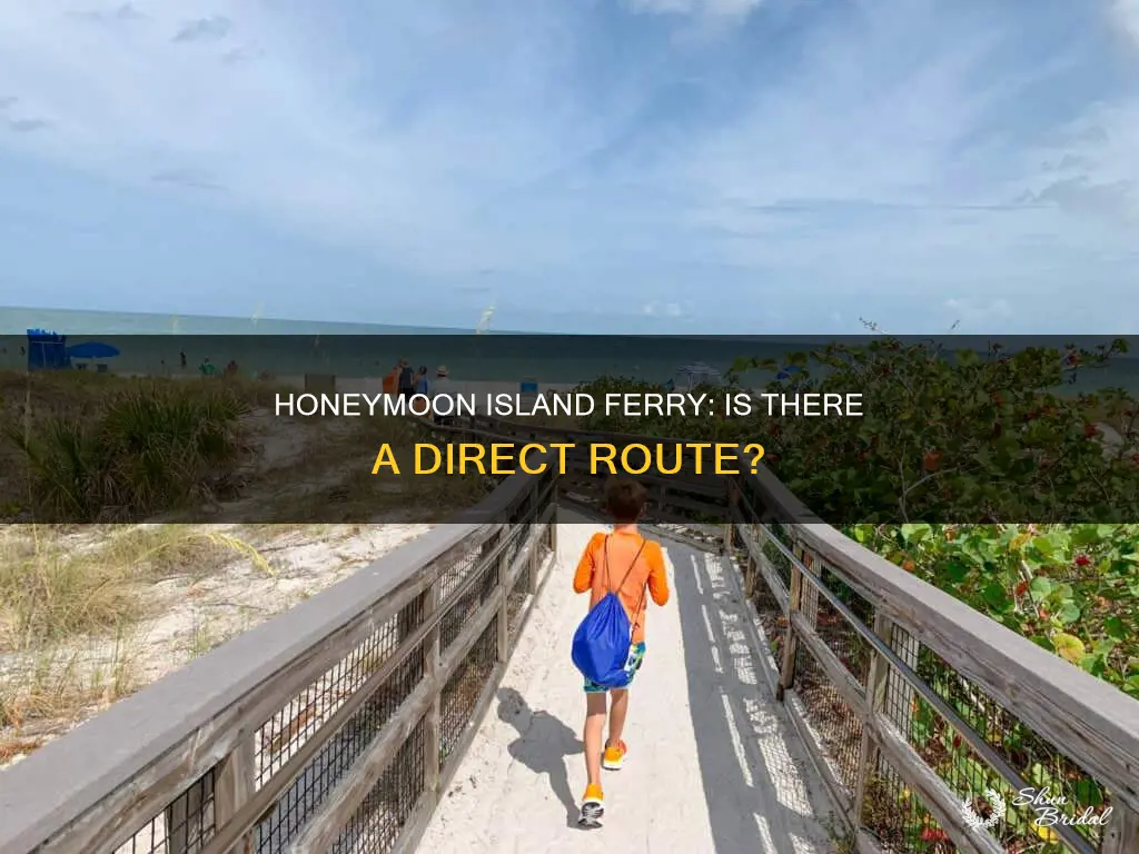 is the a ferry I honeymoon island