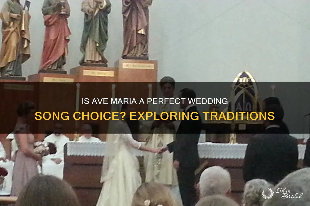 is the ave maria played at weddings