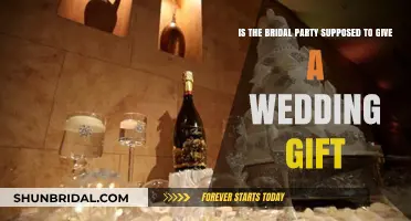Bridal Party Gift Etiquette: Should They Give a Wedding Present?