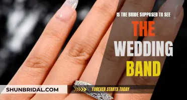 Wedding Band: Should the Bride See It?