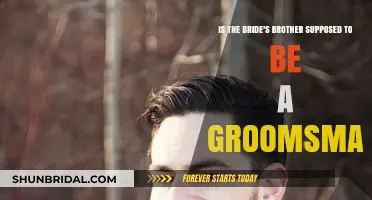 Bride's Brother as Groomsman: Tradition, Etiquette, or Personal Choice?