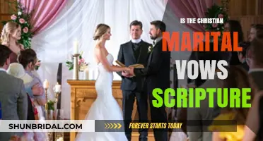 Are Christian Marital Vows Rooted in Scripture? Exploring the Biblical Basis