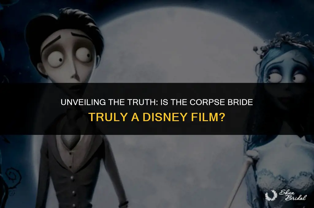 is the corpse bride a disney movie