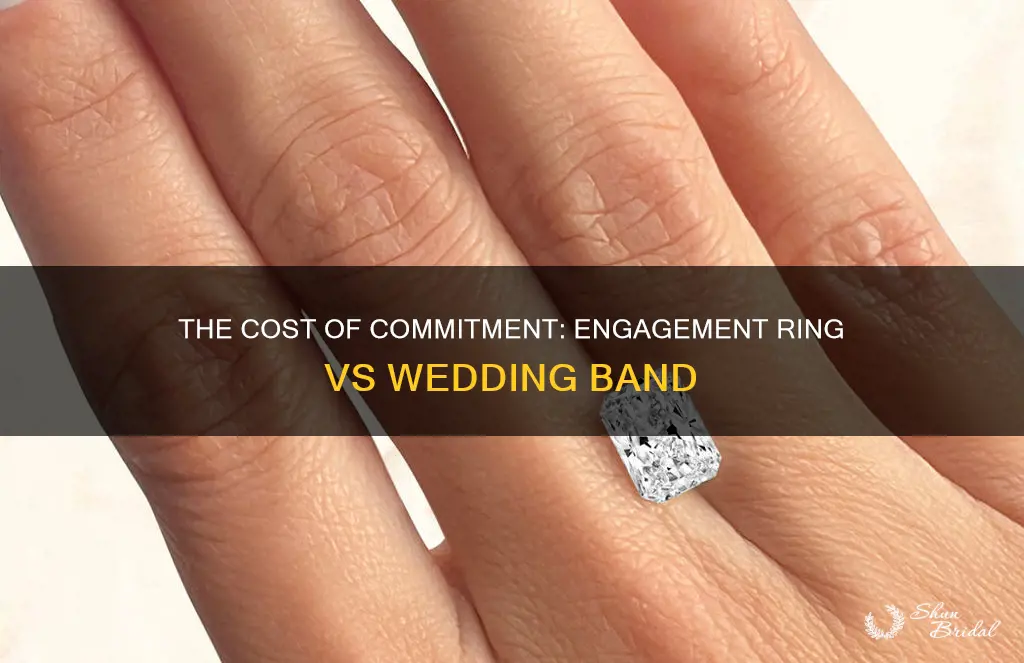 is the engagement ring more expensive than the wedding ring