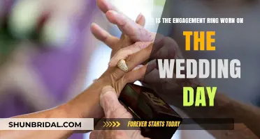 How to Wear Your Engagement Ring on Your Wedding Day