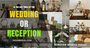 Wedding Gift Table Etiquette: Where to Place It – Ceremony or Reception?